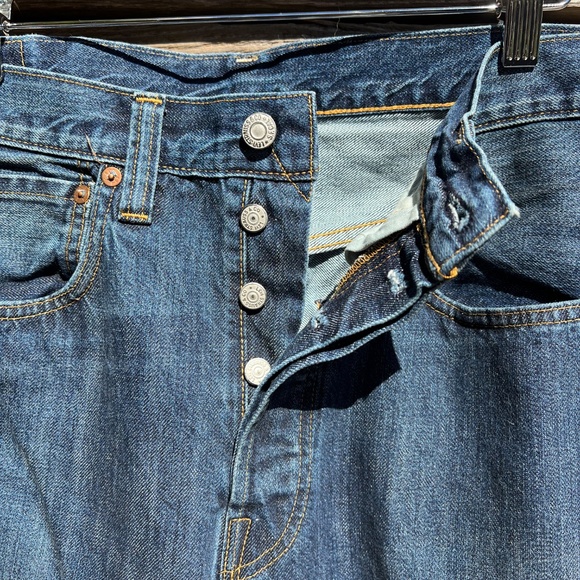 Levi’s 501XX Selvedge Denim Jean in Dark blue wash: Size W32 L32 - Picture 7 of 8